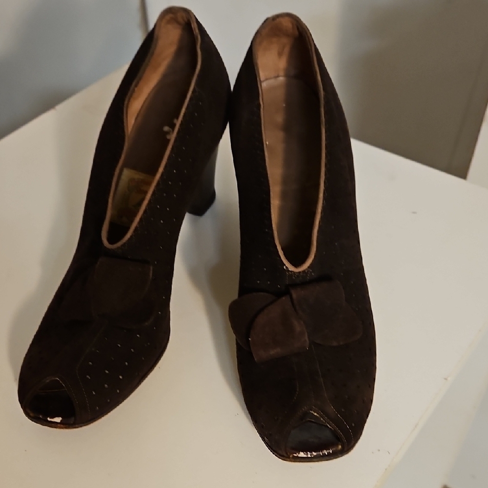 Vintage Elegant Brown Women's Shoes